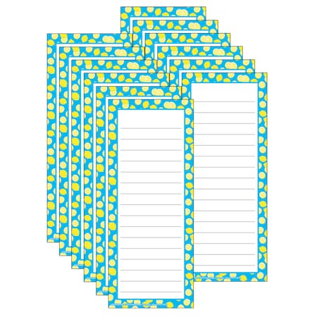Eureka Notepad, 3.5-Inch X 8.5-Inch, 50 Sheets, Always Try Your Zest, Pack Of 12 (Eu-643618-12)